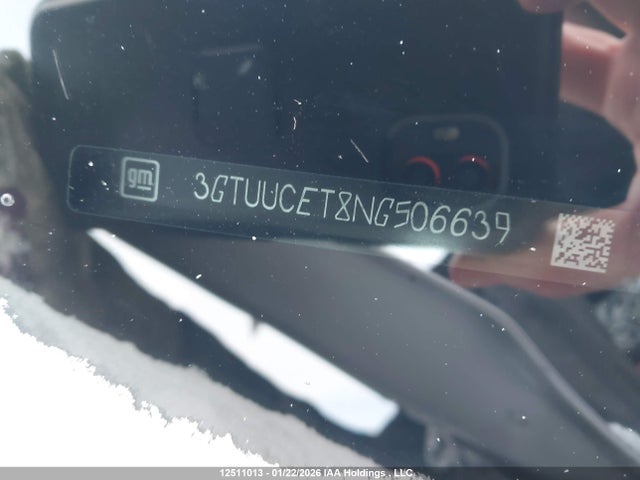 3GTUUCET8NG506639 GMC Sierra 1500 Elevation