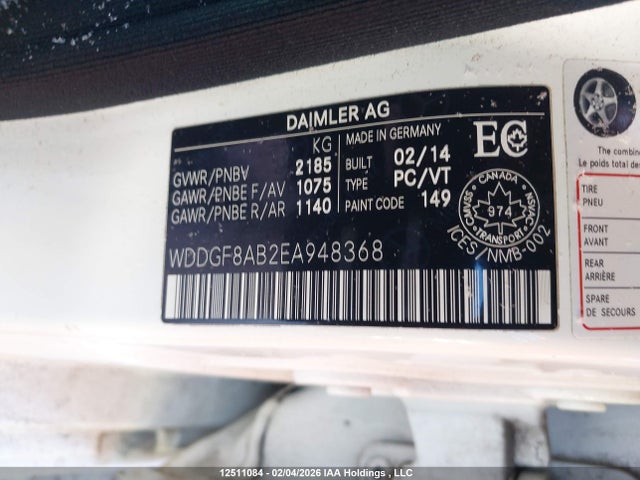 Mercedes-Benz C 300 4matic 2014 WDDGF8AB2EA948368 Image 9
