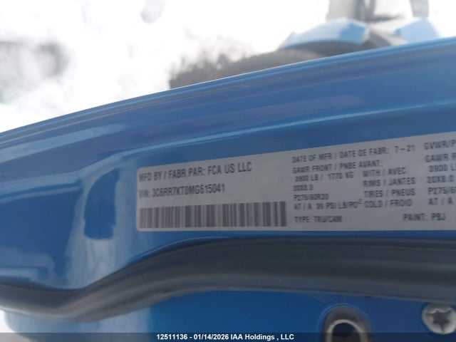 RAM 1500 Classic Tradesman 2021 3C6RR7KT0MG615041 Image 9