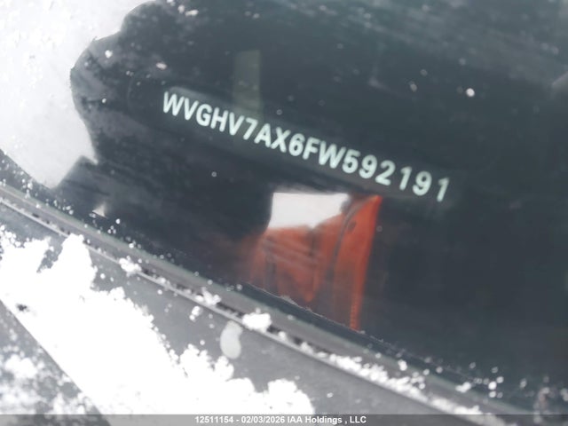 WVGHV7AX6FW592191 Volkswagen Tiguan Comfortline/trendline