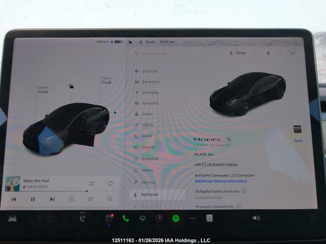 Продаж на аукціоні авто 2018 Tesla Model 3 Long Range/mid Range, vin: 5YJ3E1EA8JF179896, номер лоту: 12511163