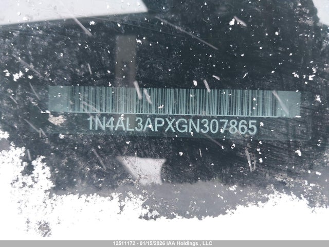 1N4AL3APXGN307865 Nissan Altima 2.5/2.5 S/2.5 Sl Tech/2.5 Sr/2.5 Sv