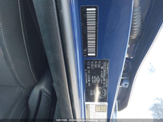 3KPF34ADXNE532820 KIA Forte Ex/ex Premium/ex+/gt-line
