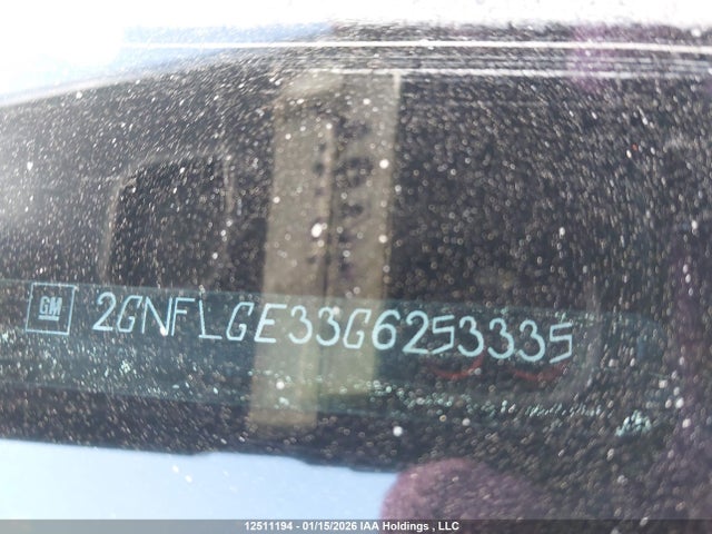 Aukcja sprzedaży 2016 Chevrolet Equinox Ltz, vin: 2GNFLGE33G6253335, numer aukcji: 12511194
