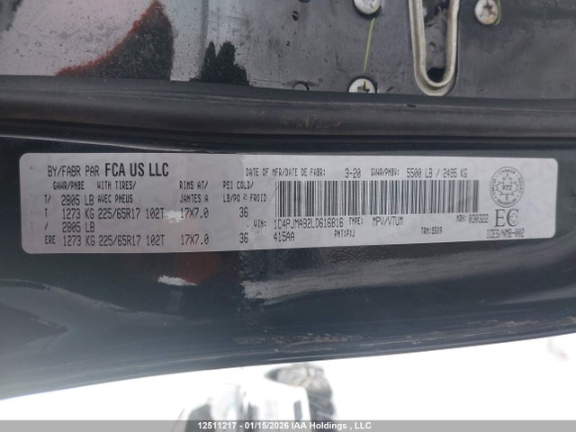 Jeep Cherokee Sport 2020 1C4PJMAB2LD616816 Image 9
