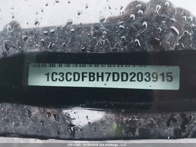 12511343 :رقم المزاد ، 1C3CDFBH7DD203915 vin ، 2013 Dodge Dart مزاد بيع