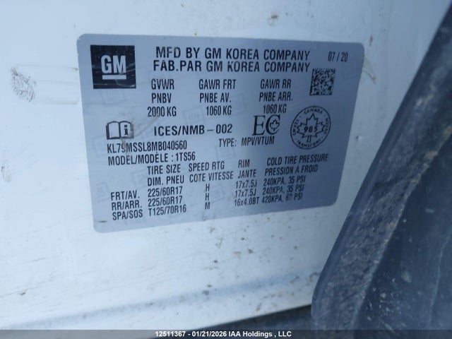 Chevrolet Trailblazer Activ 2021 KL79MSSL8MB040560 Image 17