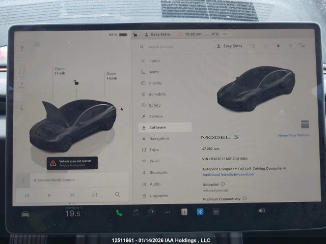 Aukcja sprzedaży 2024 Tesla Model 3 Rwd, vin: LRW3E7FA5RC101860, numer aukcji: 12511661