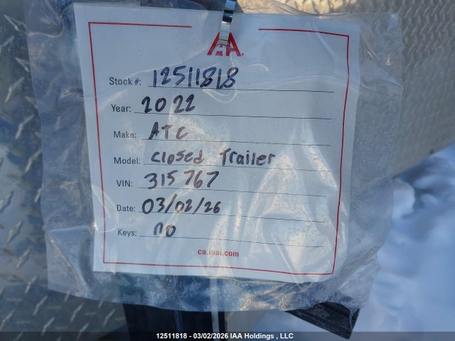 2C9AYCCA4N3315767 Atc Trailer