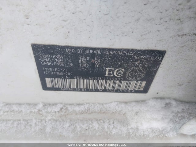 4S3GTAE63K1713030 Subaru Impreza Sport