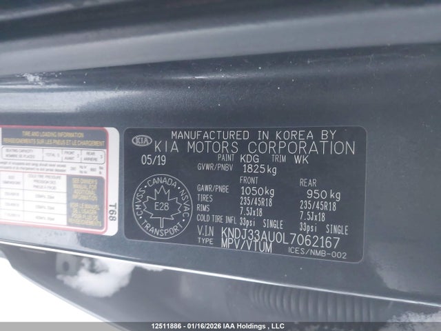 KNDJ33AU0L7062167 KIA SOUL EX