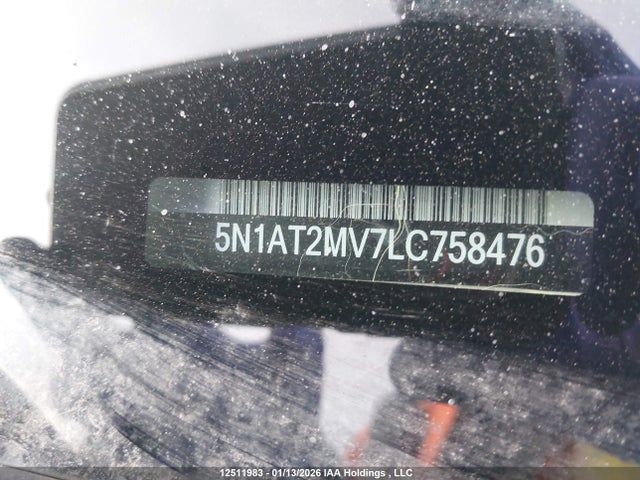 5N1AT2MV7LC758476 Nissan Rogue S/sl/sv