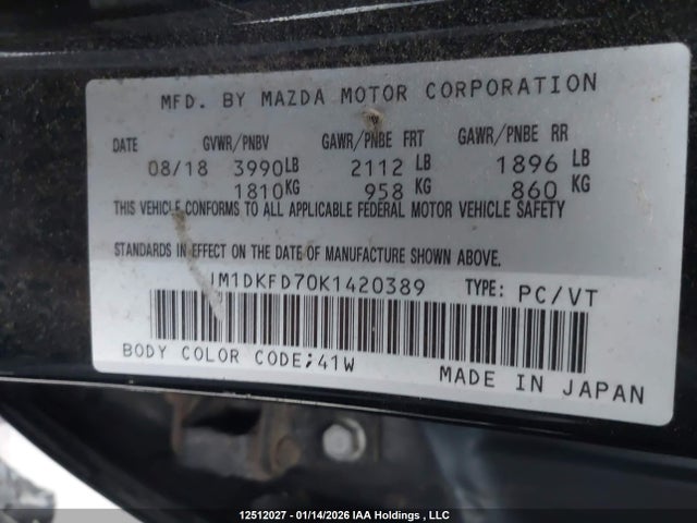 JM1DKFD70K1420389 Mazda Cx-3 Grand Touring
