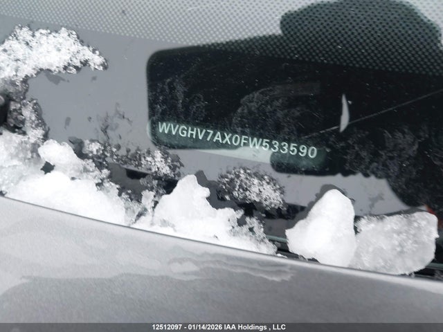 WVGHV7AX0FW533590 Volkswagen Tiguan S/se/sel/r-line