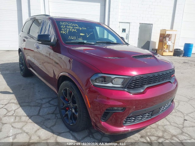 Продажа на аукционе авто 2023 Dodge Durango Srt 392 Plus, vin: 1C4SDJGJ8PC678392, номер лота: 12512109