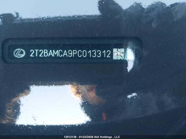 2T2BAMCA9PC013312 Lexus RX 350