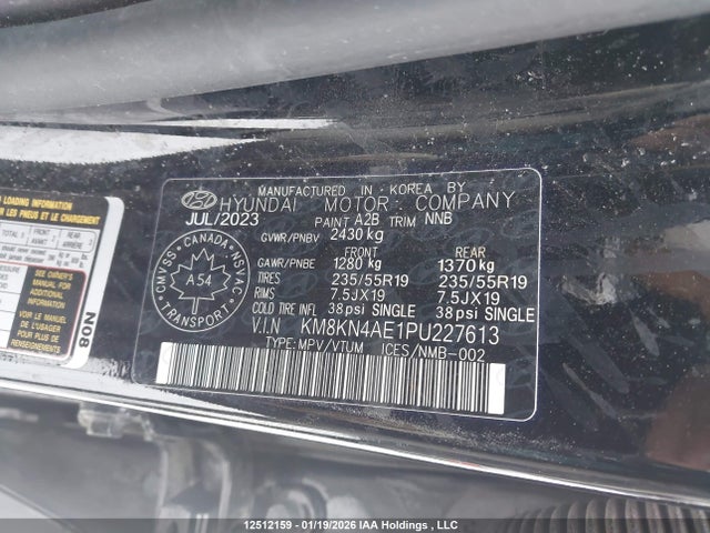 Продажа на аукционе авто 2023 Hyundai Ioniq 5 Sel, vin: KM8KN4AE1PU227613, номер лота: 12512159