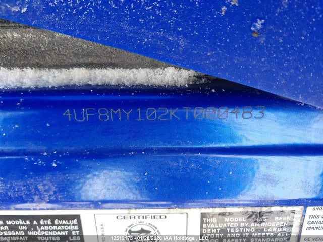4UF8MY102KT000483 Yamaha Side Winder
