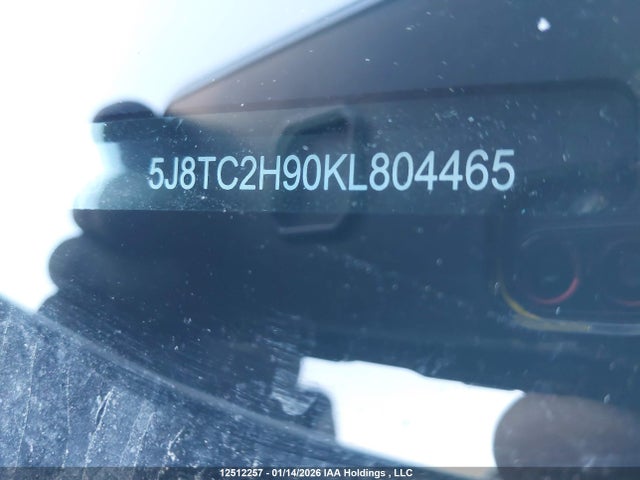 5J8TC2H90KL804465 Acura Rdx Platinum Elite