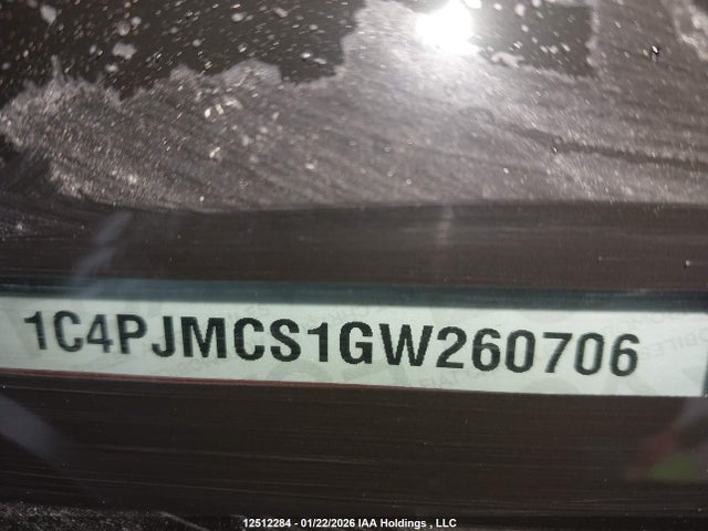 1C4PJMCS1GW260706 Jeep Cherokee Latitude