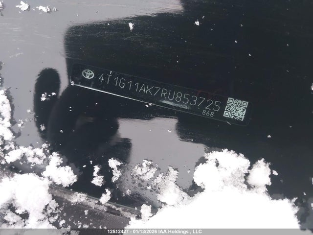 4T1G11AK7RU853725 Toyota Camry Se Night Shade/se