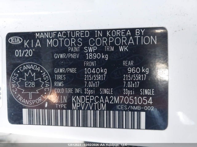 KNDEPCAA2M7051054 KIA Seltos