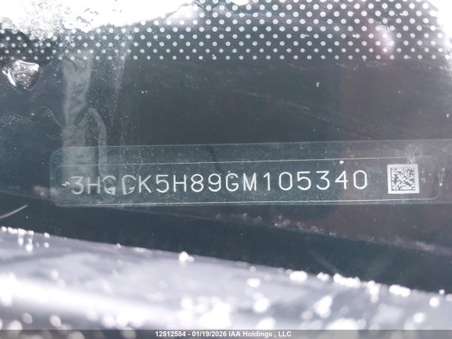 3HGGK5H89GM105340 Honda Fit Ex/exl