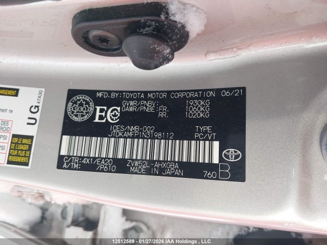 JTDKAMFP1N3198112 Toyota Prius Prime Upgrade