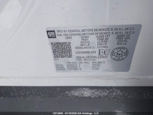 3GKALUEGXSL232902 GMC Terrain Elevation