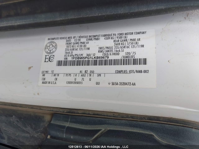 Ford T-350 2020 1FDBW5PG1LKB69679 Image 15