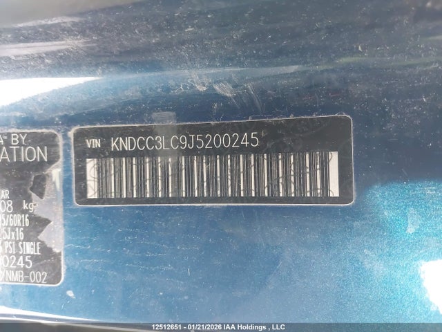 KNDCC3LC9J5200245 KIA Niro Ex/graphite