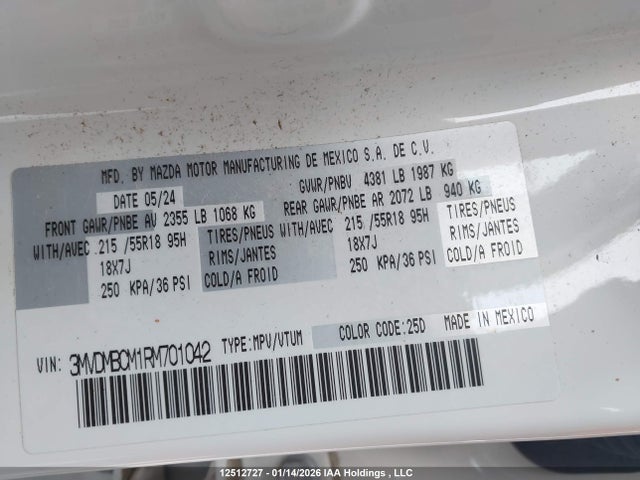 Mazda Cx-30 Preferred 2024 3MVDMBCM1RM701042 Image 18