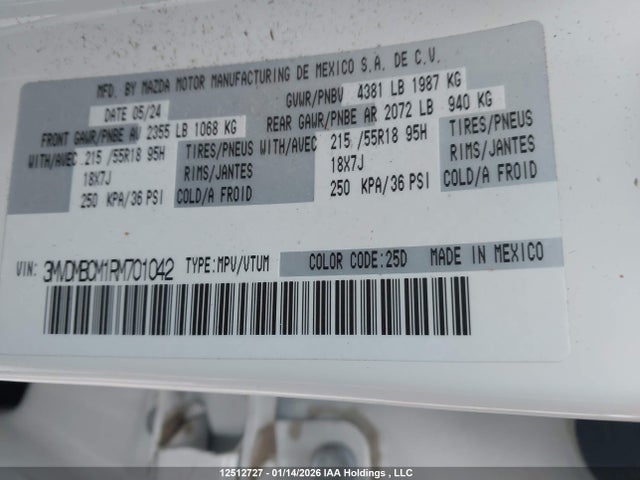 Mazda Cx-30 Preferred 2024 3MVDMBCM1RM701042 Image 9
