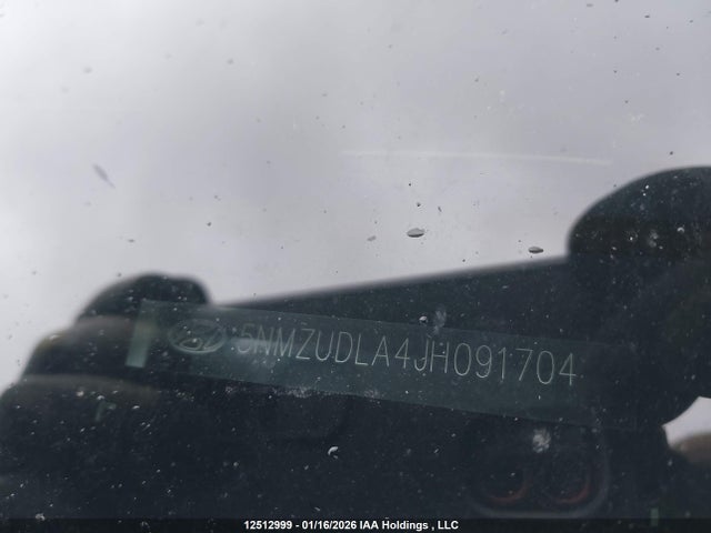5NMZUDLA4JH091704 Hyundai SANTA FE SPORT