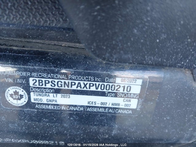 Skidoo Tundra 2023 2BPSGNPAXPV000210 Image 9