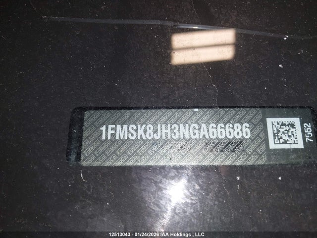 1FMSK8JH3NGA66686 Ford Explorer Timberline