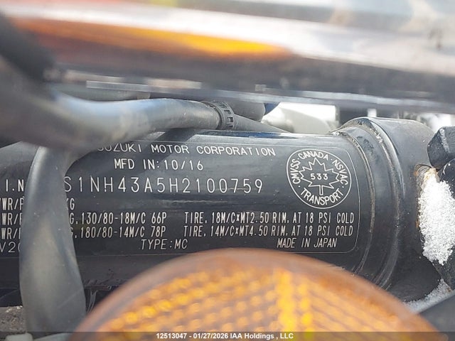 JS1NH43A5H2100759 Suzuki Rv200