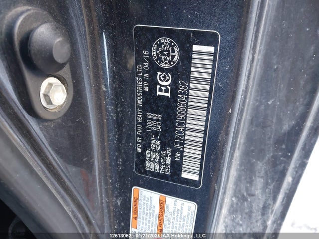 JF1ZCAC19G8604382 Subaru Brz Sport-tech