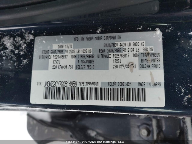 JM3KE2CY7G0614858 Mazda Cx-5 Touring