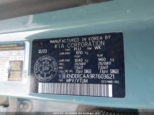 KNDERCAA9R7603621 KIA Seltos Ex/ex Premium