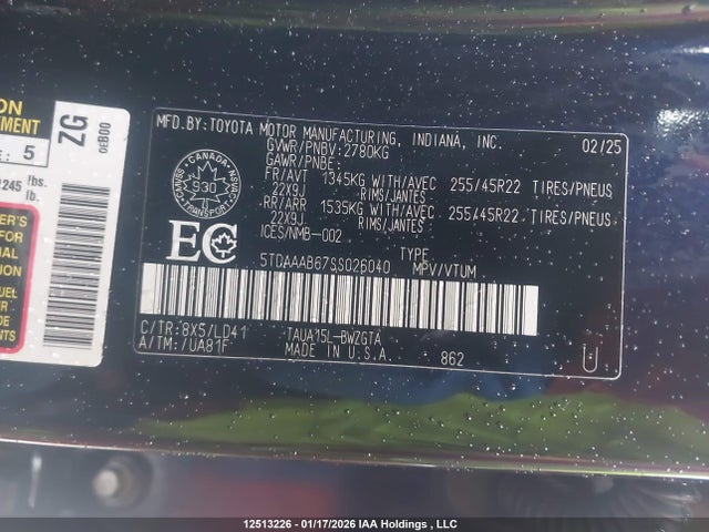 5TDAAAB67SS026040 Lexus Tx 350 F Sport