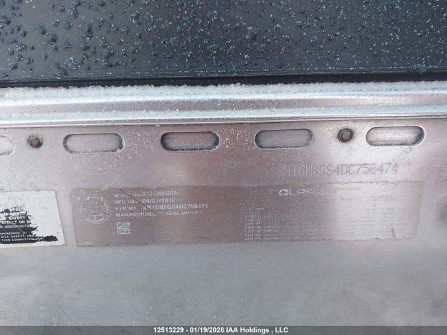 2013 Polaris  მანქანა იყიდება აუქციონზე, vin: SN1CN8GS4DC750474, აუქციონის ნომერი: 12513229