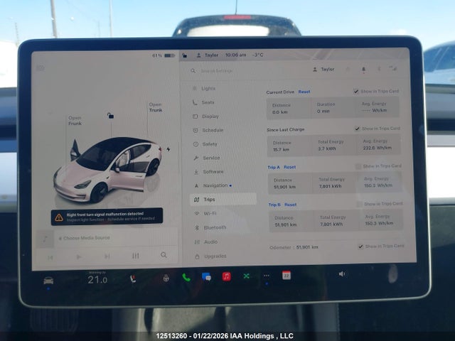 Aukcja sprzedaży 2023 Tesla Model 3 Rwd, vin: 5YJ3E1EA3PF561018, numer aukcji: 12513260