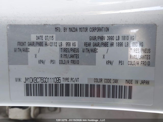 Mazda Cx-3 Touring 2016 JM1DKBC76G0111095 Image 19
