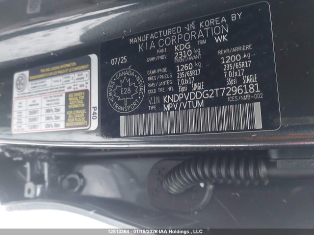 KNDPVDDG2T7296181 KIA Sportage Hybrid Ex/ex Premium