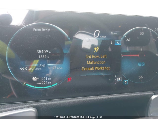 2023 Mercedes-benz Eqb 350 4matic მანქანა იყიდება აუქციონზე, vin: W1N9M1DB3PN050989, აუქციონის ნომერი: 12513403