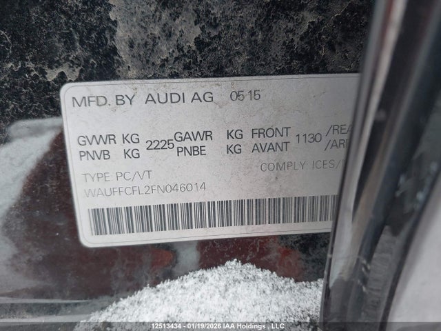 Audi A4 2.0t Progressiv Plus 2015 WAUFFCFL2FN046014 Image 9