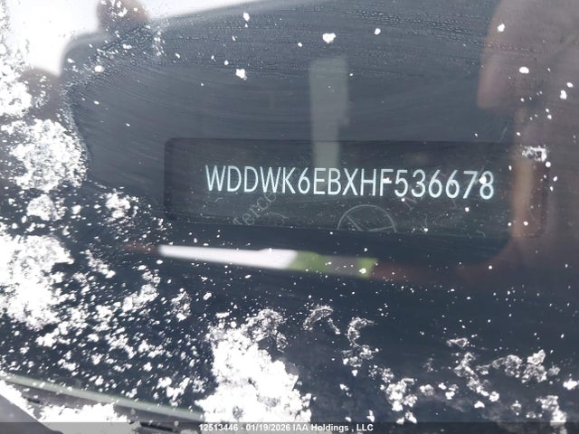 WDDWK6EBXHF536678 Mercedes-Benz C 43 4mati Amg