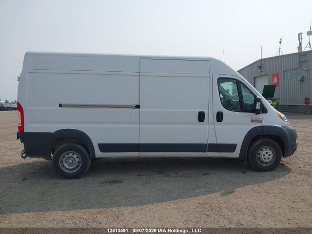 2018 Ram Promaster 3500 High Roof მანქანა იყიდება აუქციონზე, vin: 3C6URVHG5JE134928, აუქციონის ნომერი: 12513491