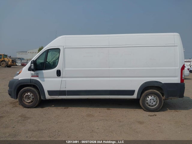 2018 Ram Promaster 3500 High Roof მანქანა იყიდება აუქციონზე, vin: 3C6URVHG5JE134928, აუქციონის ნომერი: 12513491